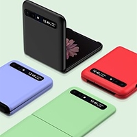 Case For Samsung Galaxy Galaxy Z Flip Flip Back Cover Solid Colored TPU