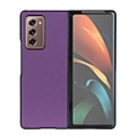 Case For Samsung Galaxy Galaxy Z Fold 2 Shockproof / Flip Full Body Cases Solid Colored Genuine Leather