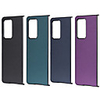 Case For Samsung Galaxy Galaxy Z Fold 2 Shockproof Back Cover Solid Colored Genuine Leather