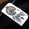 Case For Samsung Galaxy J3(2016) J5(2016) Palace flower PU Leather with Card Slot Flip up and down For Galaxy J3 J5