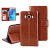 Case For Samsung Galaxy J5 / J4 (2018) / J2 Prime Card Holder / Flip / Magnetic Full Body Cases Solid Colored PU Leather / TPU