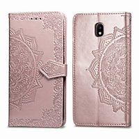 Case For Samsung Galaxy J5 (2017) Card Holder / Flip Full Body Cases Solid Colored Soft PU Leather for J5 (2017)