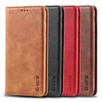 Case For Samsung Galaxy J6 (2018) / J4 (2018) / Galaxy J4 Plus(2018) Card Holder / Shockproof / with Stand Full Body Cases Solid Colored Hard PU Leather