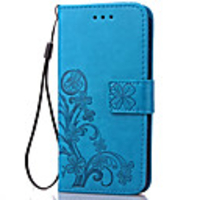 Case For Samsung Galaxy J7 (2016) / J5 (2016) / J3 Wallet / Card Holder / with Stand Full Body Cases Flower Soft PU Leather