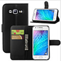 Case For Samsung Galaxy J7 (2016) / J7 / J5 (2016) Wallet / Card Holder / with Stand Full Body Cases Solid Colored PU Leather