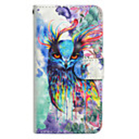 Case For Samsung Galaxy J7 (2017) / J6 / J5 (2017) Wallet / Card Holder / with Stand Full Body Cases Owl Hard PU Leather