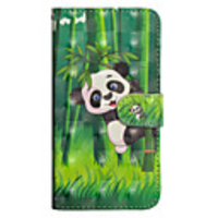 Case For Samsung Galaxy J7 (2017) / J6 / J5 (2017) Wallet / Card Holder / with Stand Full Body Cases Panda Hard PU Leather
