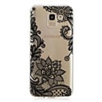 Case For Samsung Galaxy J7 (2017) / J6 (2018) / J5 (2017) Shockproof / Transparent / Pattern Back Cover Flower TPU