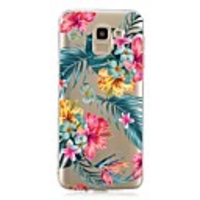 Case For Samsung Galaxy J7 (2017) / J6 (2018) / J5 (2017) Shockproof / Transparent / Pattern Back Cover Flower TPU