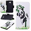 Case For Samsung Galaxy J7 (2017) / J6 (2018) / J5 (2017) Wallet / Card Holder / with Stand Full Body Cases Panda Hard PU Leather