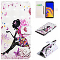Case For Samsung Galaxy J7 (2017) / J7 (2016) / J6 (2018) Wallet / Card Holder / with Stand Full Body Cases Sexy Lady Hard PU Leather