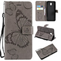 Case For Samsung Galaxy J7 Prime / J7 (2017) / J7 (2016) Wallet / Card Holder / with Stand Full Body Cases Butterfly Hard PU Leather