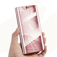 Case For Samsung Galaxy J7 Prime / J7 Max / J7 (2017) with Stand / Mirror / Flip Full Body Cases Solid Colored Hard PU Leather miniinthebox