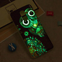 Case For Samsung Galaxy J8 / J7 (2017) / J7 (2016) Glow in the Dark / IMD / Pattern Back Cover Owl Soft TPU