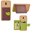 Case For Samsung Galaxy J8 (2018) / J6 (2018) / J6 Plus Card Holder / Shockproof / with Stand Back Cover Scenery / Tree Hard PU Leather