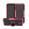 Case For Samsung Galaxy J8 (2018) / J7 (2018) / J6 (2018) Shockproof / with Stand Back Cover Tile / Armor Hard PC