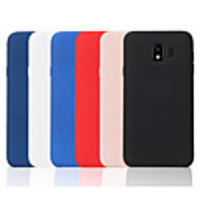Case For Samsung Galaxy J8 (2018) / J7 Prime / J7 (2017) Frosted Back Cover Solid Colored Soft Silicone