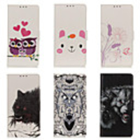 Case For Samsung Galaxy M10 A10 M20 S10(5G) A20 A30 M10S A40 A50 A50S A30S A70 M30 A40S A2CORE A20E A60 M40 A80 Card Holder Shockproof Magnetic Full Body Cases Animal Cartoon Colored PU Leather TPU