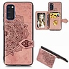 Case For Samsung Galaxy Note 10/Note 10 Plus/A10s Wallet / Card Holder / with Stand Back Cover Solid Colored / Flower TPU / Canvas For Galaxy A20S/S20/S20 Plus/S20 Ultra/A51/A71/A81/A91