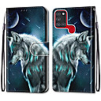 Case For Samsung Galaxy Note 20 Galaxy Note 20 Ultra Galaxy A21s Wallet Card Holder with Stand Full Body Cases Pensive Wolf PU Leather TPU for Galaxy A51 5G Galaxy A71 5G Galaxy S20 Ultra