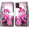 Case For Samsung Galaxy Note 20 Galaxy Note 20 Ultra Galaxy A21s Wallet Card Holder with Stand Full Body Cases Wild Rose PU Leather TPU for Galaxy A51 5G Galaxy A71 5G Galaxy S20 Ultra