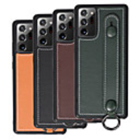 Case For Samsung Galaxy NOTE 20/ S20 Plus / S20 Ultra / S20 Shockproof / Dustproof / with Stand Back Cover Solid Colored Genuine Leather