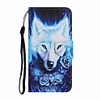 Case For Samsung Galaxy Note 20 Ultra Galax S20 Ultra Wallet Card Holder with Stand Full Body Cases Rose Wolf PU Leather TPU for Samsung Galax A71 Note 20 A21S A51 A70 A30 A50 A20S S20