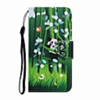 Case For Samsung Galaxy Note 20 Ultra Galaxy S20 Ultra Wallet Card Holder with Stand Full Body Cases Panda PU Leather TPU for Samsung Galaxy A71 Note 20 A21S A51 A70 A30 A50 A20S S20