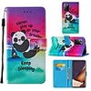 Case For Samsung Galaxy Note 20 Ultra S20 Plus A21S A01 A11 M11 A31 A51 A71 5G A20 A30S A50 A70S Wallet Card Holder with Stand Full Body Cases Panda PU Leather