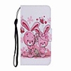 Case For Samsung Galaxy Note 20 Ultra Samsung Galaxy S20 Ultra Wallet Card Holder with Stand Full Body Cases Cute Rabbit PU Leather TPU for Samsung Galaxy A71 Note 20 A21S A51 A70 A30 A50 A20S S20