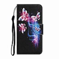 Case For Samsung Galaxy Note 20 Ultra Samsung Galaxy S20 Ultra Wallet Card Holder with Stand Full Body Cases Three Butterfly PU Leather TPU for Samsung Galaxy A71 Note 20 A21S A51