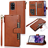 Case For Samsung Galaxy Note 8 Note 9 Note 10 A10 A30 A20 A40 A50 A50S A30S A70 A70S Card Holder Flip Magnetic Full Body Cases Solid Colored PU Leather
