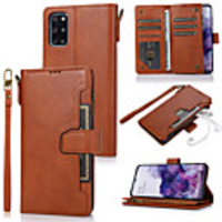 Case For Samsung Galaxy Note 8 Note 9 Note 10 A10 A30 A20 A40 A50 A50S A30S A70 A70S Card Holder Flip Magnetic Full Body Cases Solid Colored PU Leather