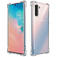 Case For Samsung Galaxy Note 9 / Note 8 / Galaxy Note 10 Transparent Back Cover Solid Colored TPU