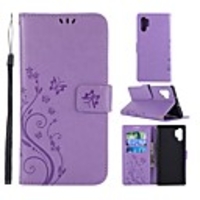 Case For Samsung Galaxy Note 9 / Note 8 / Galaxy Note 10 Wallet / Card Holder / Shockproof Full Body Cases Butterfly PU Leather Case For Samsung Galaxy Note 10 / Galaxy Note 10 Plus