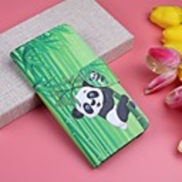 Case For Samsung Galaxy Note 9 / Note 8 / Galaxy Note 10 Wallet / Card Holder / with Stand Full Body Cases Panda PU Leather