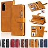 Case For Samsung Galaxy Note 9 / Note 8 / Galaxy S10 Plus Wallet / Card Holder / with Stand Full Body Cases Solid Colored PU Leather For Galaxy S20 Ultra/S10E/S10 5G/Note 10