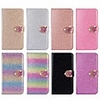 Case For Samsung Galaxy Note 9 / Note 8 Wallet / Card Holder / Rhinestone Full Body Cases Heart / Glitter Shine Hard PU Leather