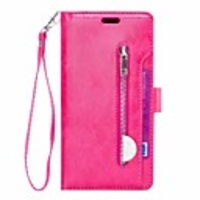 Case For Samsung Galaxy Note 9 Wallet / Card Holder / with Stand Full Body Cases Solid Colored Hard PU Leather