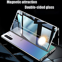 Case For Samsung Galaxy Note20 Ultra/Note8/9/10 Plus/S20 Plus/S8/9/10 Lite/A71/A81/A91/A51/A11/A20/M31/A50S/A70/A20 Shockproof / Flip / Transparent Full Body Cases Transparent Tempered Glass / Metal