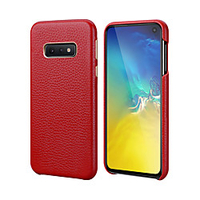 Case For Samsung Galaxy S10 / Galaxy S10 Plus / Galaxy S10 E Shockproof Back Cover Solid Colored Genuine Leather miniinthebox