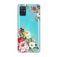 Case For Samsung Galaxy S10 / Galaxy S10 Plus / Galaxy S10 E Transparent / Pattern Back Cover Flower TPU For Galaxy S20/S20 Plus/S20 Ultra/Note 10 Plus/A20E/A51/A71