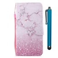 Case For Samsung Galaxy S10 / S10 Plus / S10 E Wallet / Card Holder / with Stand Full Body Cases Pink Marble PU Leather / TPU for A71 / A51 / A90 / A80 / A70 / A50 / A30S / Note 10 Plus / J6 Plus