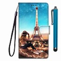 Case For Samsung Galaxy S10 / S10 Plus / S10 E Wallet / Card Holder / with Stand Girl Tower PU Leather / TPU for A10s / A20s / A50(2019) / A70(2019) / A90(2019) / Note 10 Plus / J6 Plus(2018)