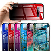 Case for Samsung Galaxy S10 S10e S10 Plus Mirror Full Body Cases Color Gradient TPU Tempered Glass S9 S9 Plus