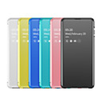 Case For Samsung Galaxy S10/10Plus/10Lite/10E/9/9 Plus /8/8 Plus Shockproof / Dustproof / Mirror Full Body Cases Solid Colored PU Leather / PC