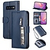 Case For Samsung Galaxy S10E S9 Plus S8 S7 Edge S6 Note 8 Note 9 A7 A6 J8 J4 J6 2018 Wallet Card Holder with Stand Full Body Cases Solid Colored PU Leather