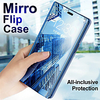 Case for Samsung Galaxy S10Plus/S10E/S10/S9/S9Plus/Note10/Note10 Pro/Note9/Note8 Dustproof / with Stand / Mirror Full Body Cases Solid Colored PU Leather Case