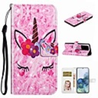 Case For Samsung Galaxy S20 / Galaxy S20 Plus / Galaxy S20 Ultra Wallet / Card Holder / with Stand Full Body Cases Unicorn PU Leather / TPU for Galaxy A51 / A71 / A80 / A70 / A50 / A30S / A20