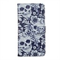 Case For Samsung Galaxy S20 / Galaxy S20 Ultra / Galaxy S10E Wallet / Card Holder / with Stand Full Body Cases Skull PU Leather For Galaxy S10 Plus/A51/A71/A20E/A01/Note 10 Plus